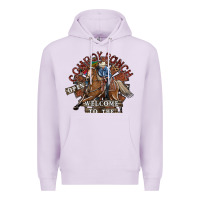 Lilac cowboy ranch Premium Hoodie - SublimationCraftShop