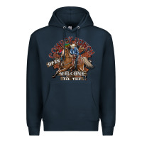 Navy cowboy ranch Premium Hoodie - SublimationCraftShop