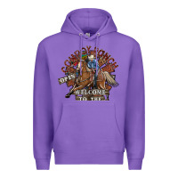Purple cowboy ranch Premium Hoodie - SublimationCraftShop