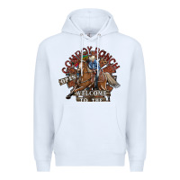 White cowboy ranch Premium Hoodie - SublimationCraftShop