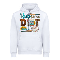 White rub some dirt on it baseball Urban Hoodie - HRA Design Shop