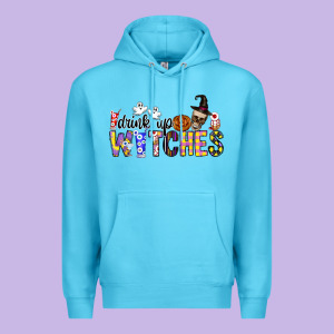 Drink Up Witches Premium Hoodie Designed By Cowhidedigitalart