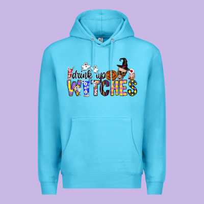 Drink Up Witches Premium Hoodie Designed By Cowhidedigitalart