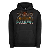 Pigment Black yeehaws and hellnaws Urban Hoodie - CowhideDigitalArt