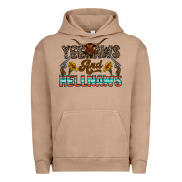Pigment Burro yeehaws and hellnaws Urban Hoodie - CowhideDigitalArt