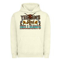 Pigment Pistachio yeehaws and hellnaws Urban Hoodie - CowhideDigitalArt