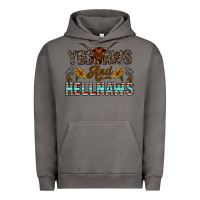 Pigment Tornado yeehaws and hellnaws Urban Hoodie - CowhideDigitalArt