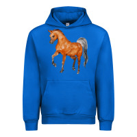 Cobalt horse Urban Hoodie - FaDigitalArtStudio
