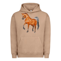 Pigment Burro horse Urban Hoodie - FaDigitalArtStudio