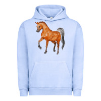 Pigment Grape Ice horse Urban Hoodie - FaDigitalArtStudio