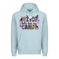 Blue Mist Witch Better Have My Candy Premium Hoodie - CowhideDigitalArt