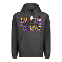 Charcoal Heather Witch Better Have My Candy Premium Hoodie - CowhideDigitalArt