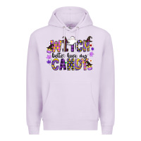 Lilac Witch Better Have My Candy Premium Hoodie - CowhideDigitalArt