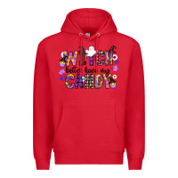 Red Witch Better Have My Candy Premium Hoodie - CowhideDigitalArt