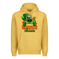 Antique Gold Gamer chaun st.patricks day Premium Hoodie - Neo Western