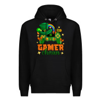 Black Gamer chaun st.patricks day Premium Hoodie - Neo Western