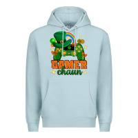 Blue Mist Gamer chaun st.patricks day Premium Hoodie - Neo Western