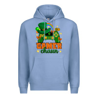 Colony Blue Gamer chaun st.patricks day Premium Hoodie - Neo Western