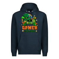 Navy Gamer chaun st.patricks day Premium Hoodie - Neo Western
