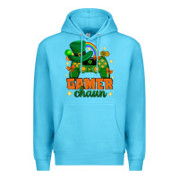 Ocean Blue Gamer chaun st.patricks day Premium Hoodie - Neo Western