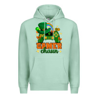 Seafoam Gamer chaun st.patricks day Premium Hoodie - Neo Western