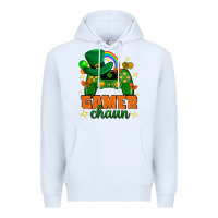 White Gamer chaun st.patricks day Premium Hoodie - Neo Western
