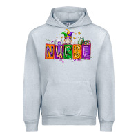 Heather Grey nurse mardi gras Urban Hoodie - RacoonDesign