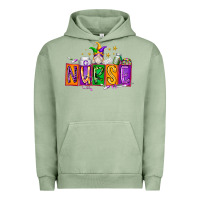 Pigment Oil Green nurse mardi gras Urban Hoodie - RacoonDesign