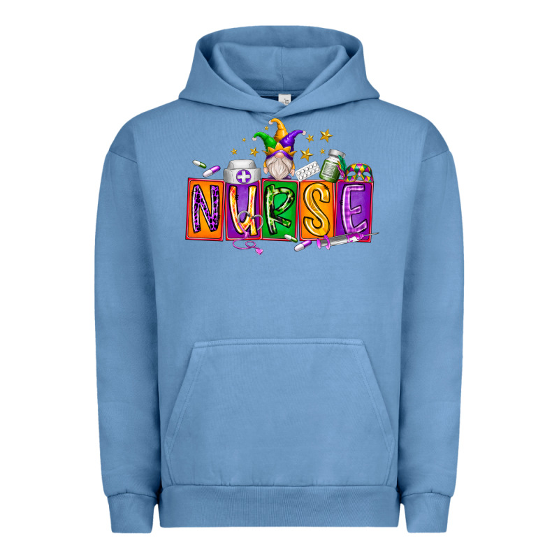 Nurse Mardi Gras Urban Hoodie by RacoonDesign | Teevron