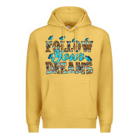 Antique Gold follow your dreams Premium Hoodie - HRA Design Shop