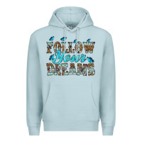 Blue Mist follow your dreams Premium Hoodie - HRA Design Shop