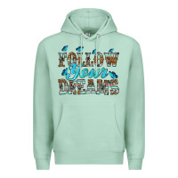 Seafoam follow your dreams Premium Hoodie - HRA Design Shop
