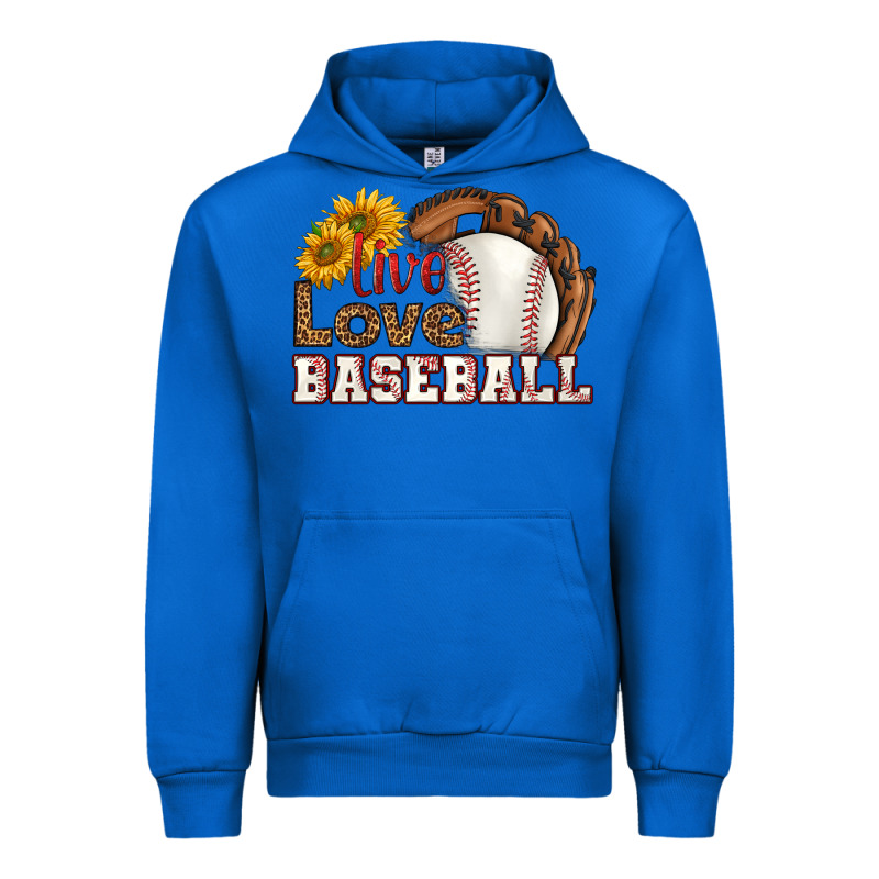 Live Love Baseball Urban Hoodie by HRA Design Shop | Teevron