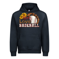 Navy live love baseball Urban Hoodie - HRA Design Shop