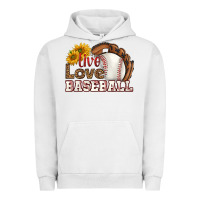 Pigment Lunar Rock live love baseball Urban Hoodie - HRA Design Shop