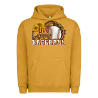 Pigment Peanut Butter live love baseball Urban Hoodie - HRA Design Shop