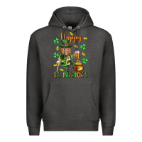 Charcoal Heather Happy st. patricks day Premium Hoodie - Neo Western