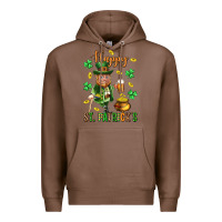 Chestnut Happy st. patricks day Premium Hoodie - Neo Western
