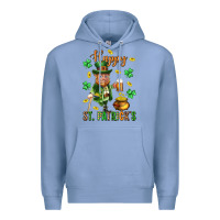 Colony Blue Happy st. patricks day Premium Hoodie - Neo Western
