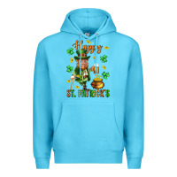 Ocean Blue Happy st. patricks day Premium Hoodie - Neo Western