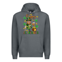 Rock Happy st. patricks day Premium Hoodie - Neo Western