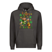 Smoke Happy st. patricks day Premium Hoodie - Neo Western