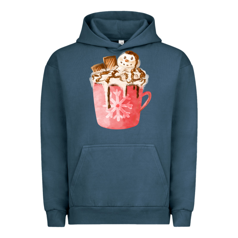 Hotcocoa With Snowman  Fa Element Urban Hoodie by FaDigitalArtStudio | Teevron