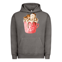 Pigment Tornado hotcocoa with snowman  fa element Urban Hoodie - FaDigitalArtStudio