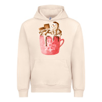 Sandshell hotcocoa with snowman  fa element Urban Hoodie - FaDigitalArtStudio