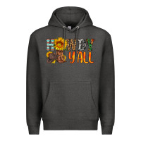 Charcoal Heather howdy y all Premium Hoodie - HRA Design Shop