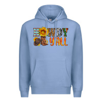Colony Blue howdy y all Premium Hoodie - HRA Design Shop