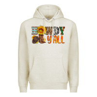 Oatmeal Heather howdy y all Premium Hoodie - HRA Design Shop