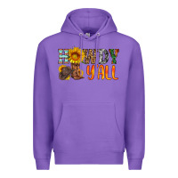 Purple howdy y all Premium Hoodie - HRA Design Shop