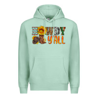 Seafoam howdy y all Premium Hoodie - HRA Design Shop